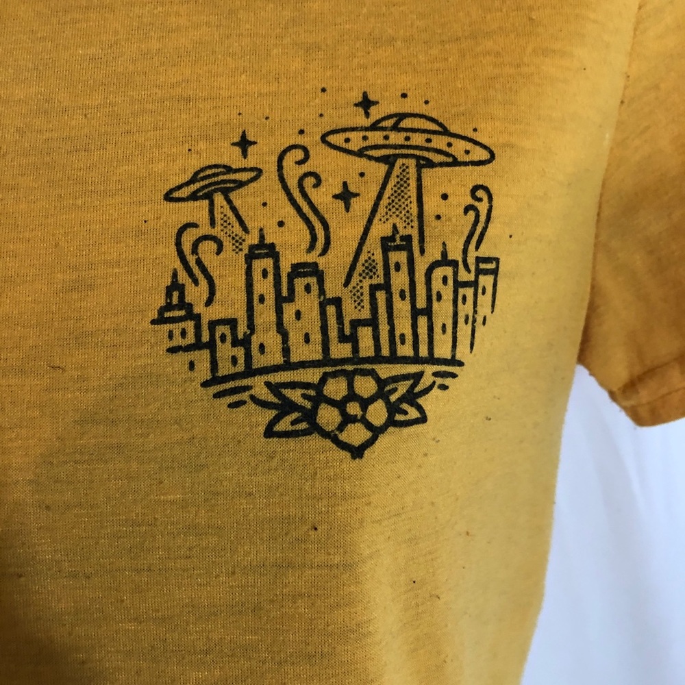 Yellow Crop Top - Picture 2 of 3